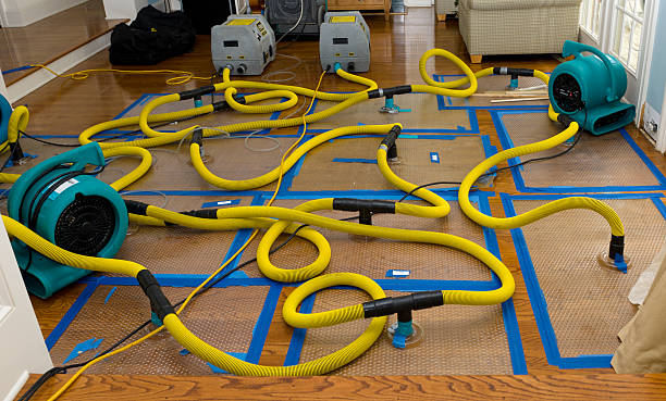 Professional Burst Pipe Water Damage technician working in Stovall, NC